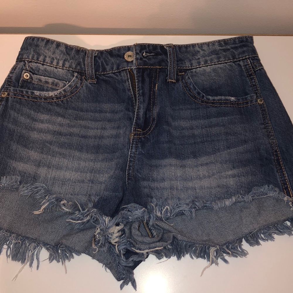 Denim shorts